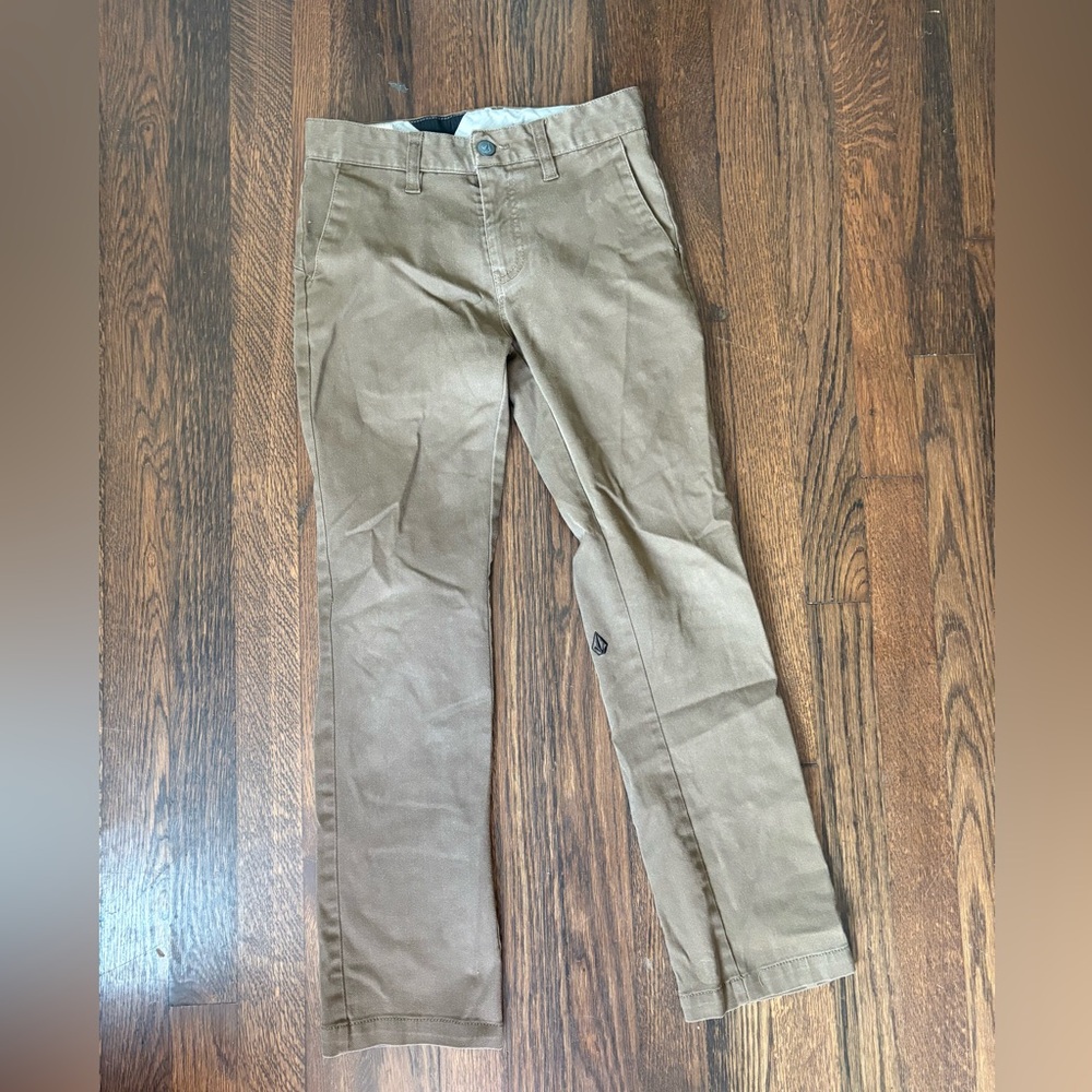 Volcom boys brown pants